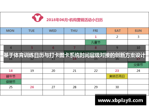基于体育训练日历与打卡图卡系统时间层级对接的创新方案设计
